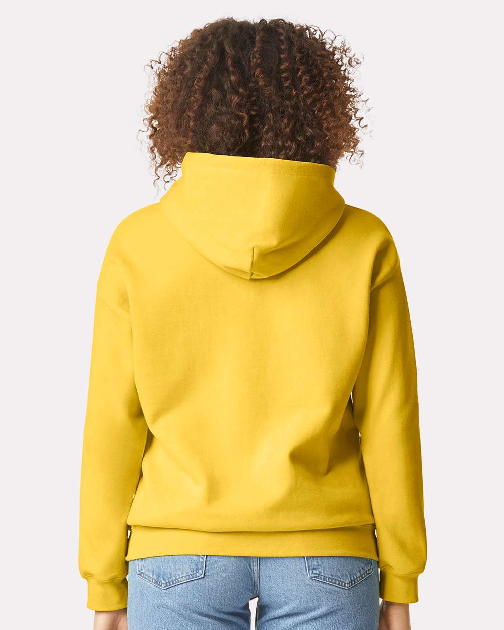 Gildan SF500 Unisex Softstyle® Midweight Hooded Sweatshirt - Daisy - On Model Back