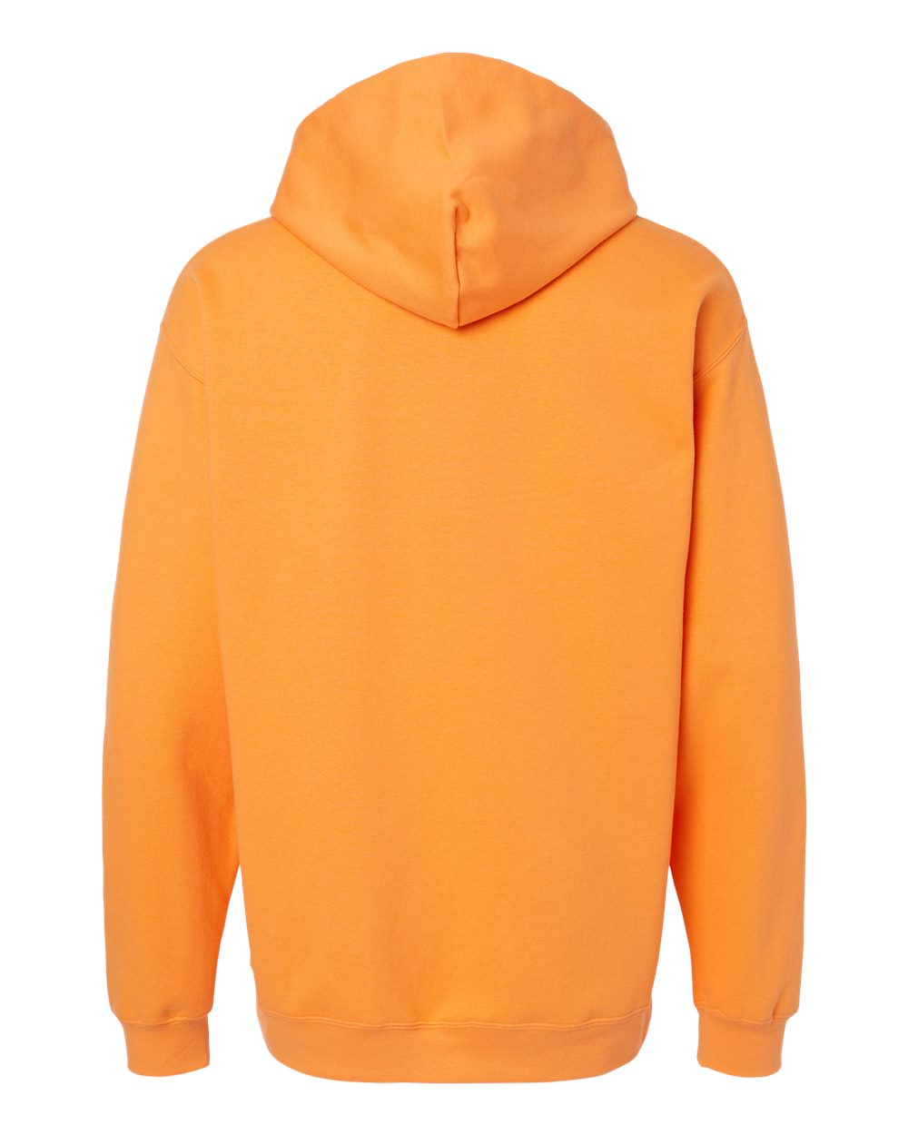 Gildan SF500 Unisex Softstyle® Midweight Hooded Sweatshirt - Tangerine - Back View