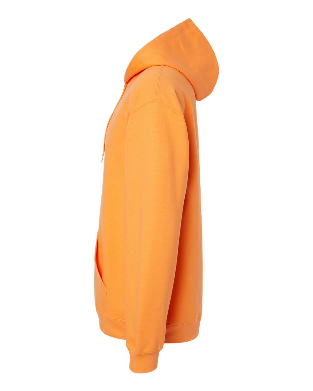 Gildan SF500 Unisex Softstyle® Midweight Hooded Sweatshirt - Tangerine - Direct Side