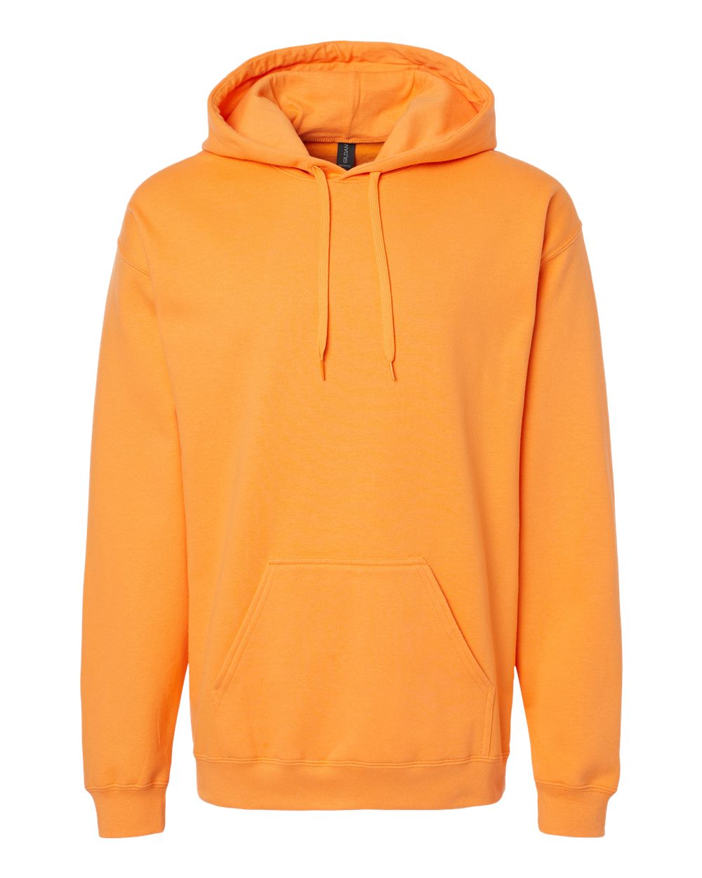 Gildan SF500 Unisex Softstyle® Midweight Hooded Sweatshirt - Tangerine - Front View