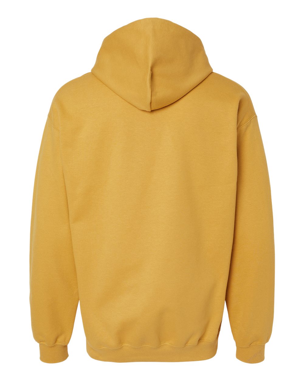 Gildan SF500 Unisex Softstyle® Midweight Hooded Sweatshirt - Mustard - Back View