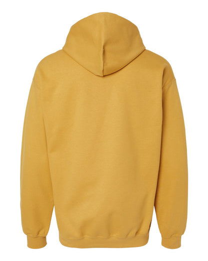 Gildan SF500 Unisex Softstyle® Midweight Hooded Sweatshirt - Mustard - Back View