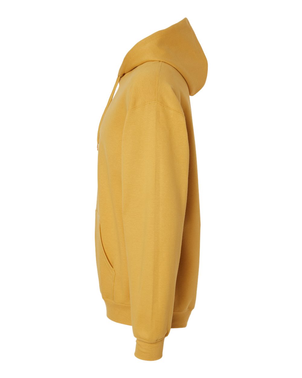 Gildan SF500 Unisex Softstyle® Midweight Hooded Sweatshirt - Mustard - Direct Side