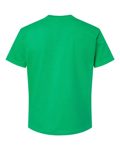 Gildan 65000B Youth Softstyle® Midweight T-Shirt - Irish Green - Back View