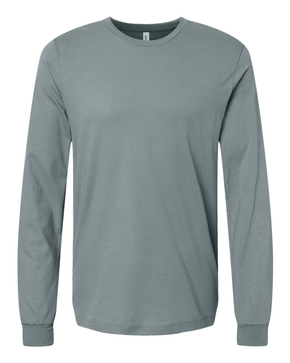 BELLA + CANVAS 3501 Unisex Jersey Long Sleeve Tee - Blue Storm - Front View