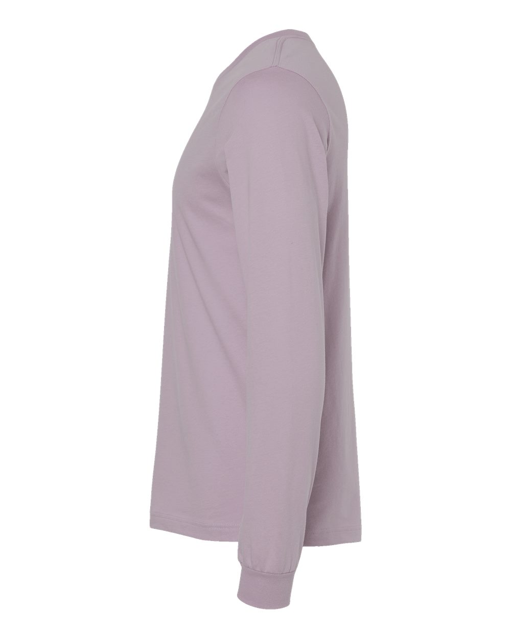 BELLA + CANVAS 3501 Unisex Jersey Long Sleeve Tee - Light Violet - Direct Side