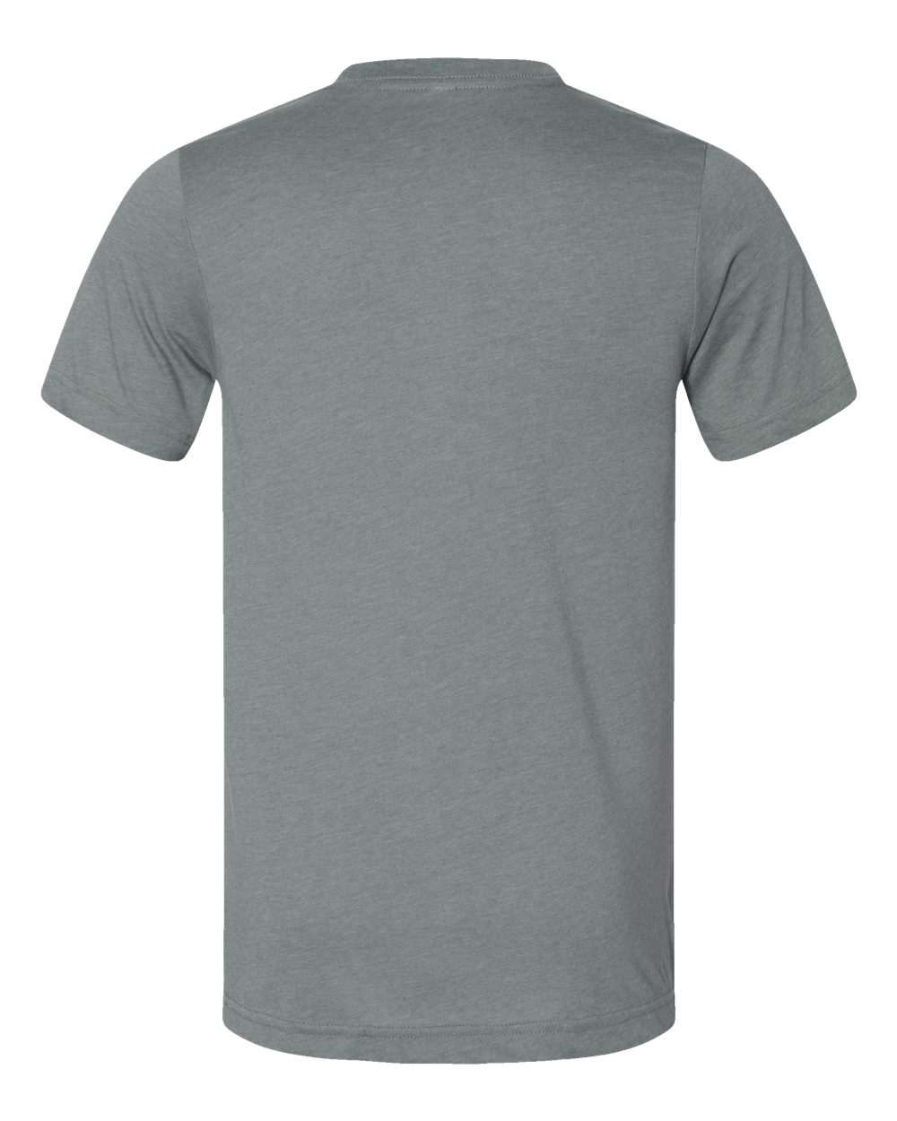 BELLA + CANVAS 3001CVC CVC Jersey Tee - Heather Blue Storm - Back View
