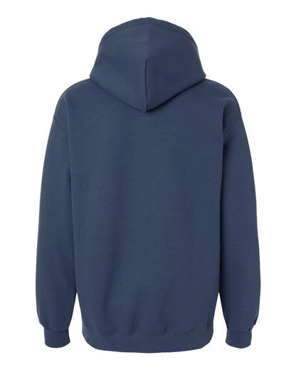 Gildan 19500 Unisex Hammer™ Maxweight Hooded Sweatshirt - Blue Dusk - Back View
