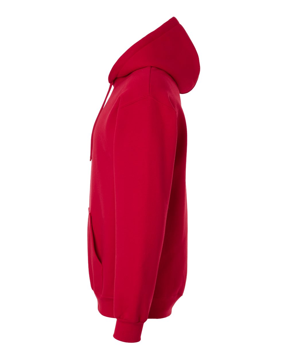 Gildan 19500 Unisex Hammer™ Maxweight Hooded Sweatshirt - Cherry Red - Direct Side