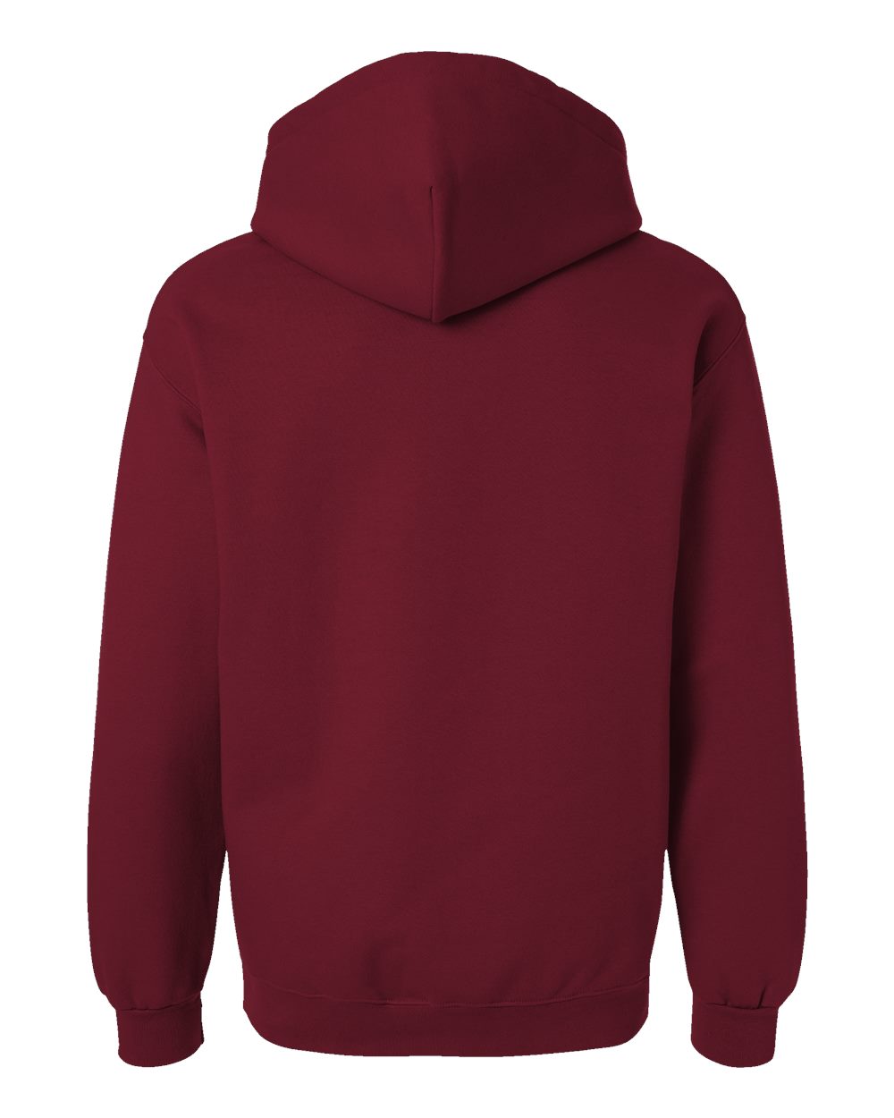 Gildan 19500 Unisex Hammer™ Maxweight Hooded Sweatshirt - Garnet - Back View