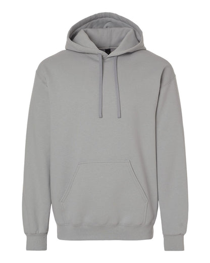 Gildan 19500 Unisex Hammer™ Maxweight Hooded Sweatshirt - Gravel - Front View