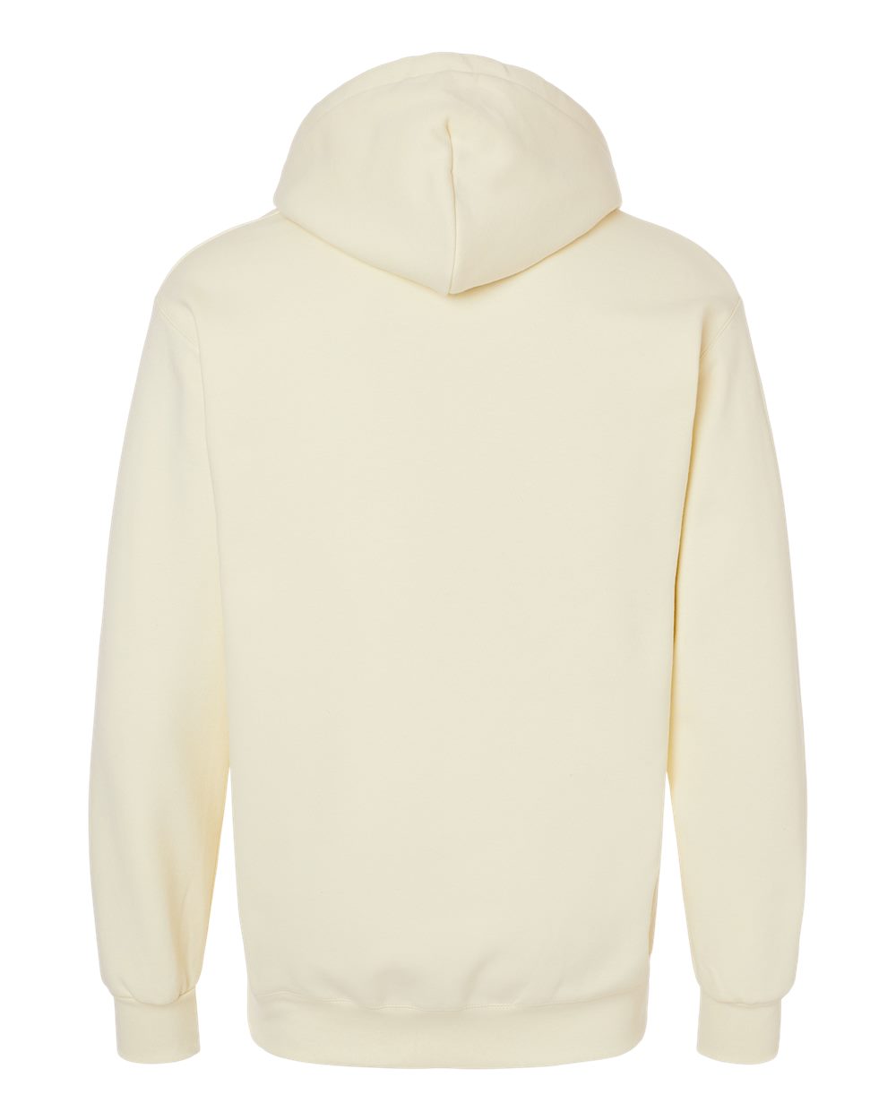 Gildan 19500 Unisex Hammer™ Maxweight Hooded Sweatshirt - Off White - Back View