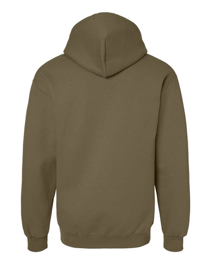 Gildan 19500 Unisex Hammer™ Maxweight Hooded Sweatshirt - Olive - Back View