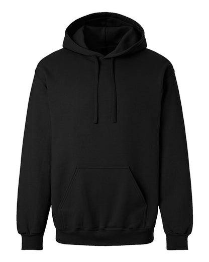 Gildan 19500 Unisex Hammer™ Maxweight Hooded Sweatshirt - Pitch Black - Front View