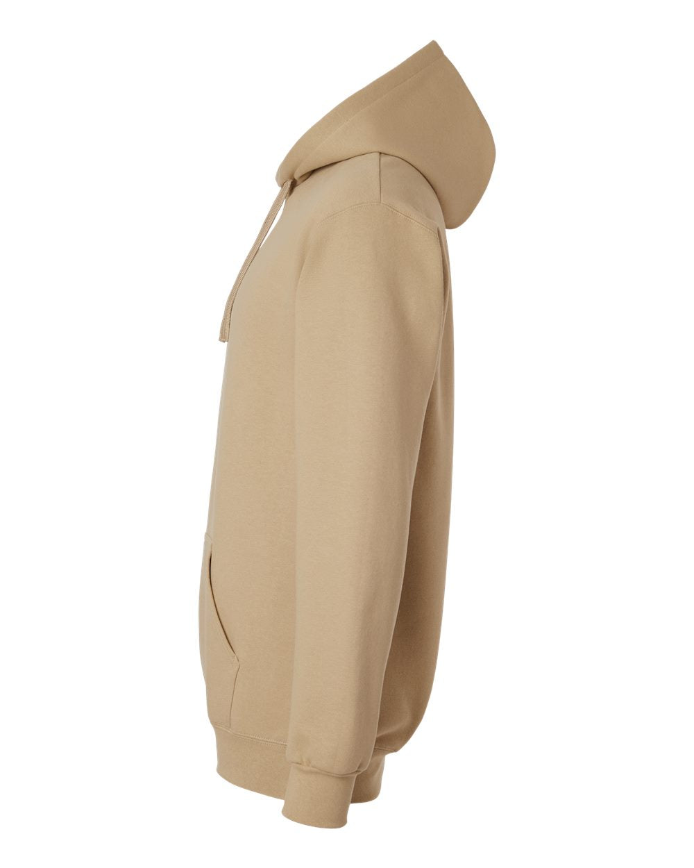 Gildan 19500 Unisex Hammer™ Maxweight Hooded Sweatshirt - Tan - Direct Side