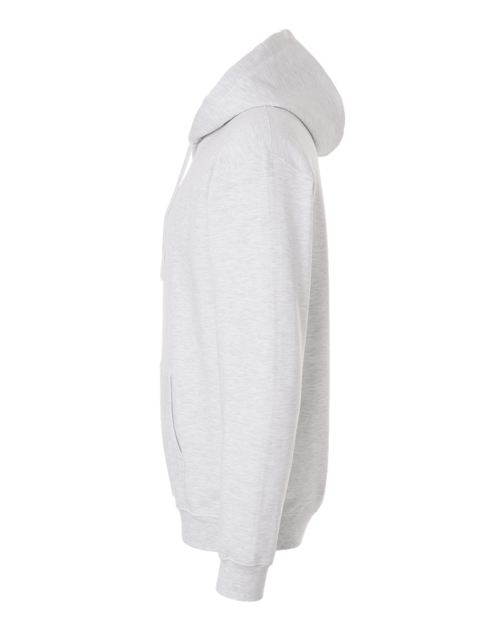 Gildan SF500 Unisex Softstyle® Midweight Hooded Sweatshirt - Ash - Direct Side