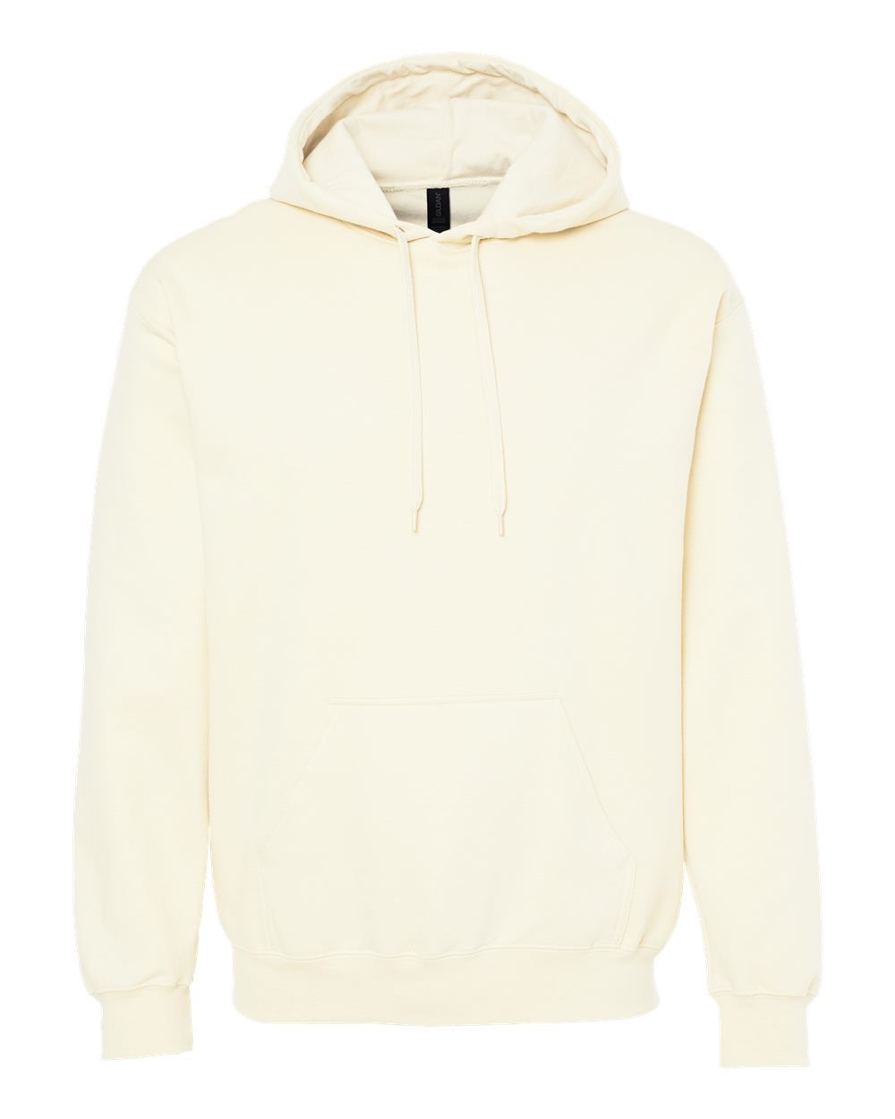 Gildan SF500 Unisex Softstyle® Midweight Hooded Sweatshirt - Off White - Front View