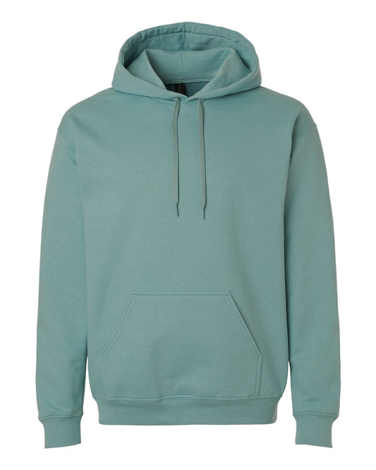 Gildan SF500 Unisex Softstyle® Midweight Hooded Sweatshirt - Aquatic - Front View