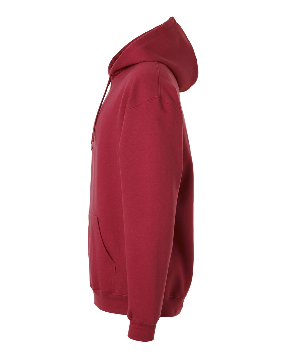 Gildan SF500 Unisex Softstyle® Midweight Hooded Sweatshirt - Cardinal - Direct Side