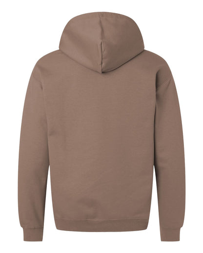 Gildan SF500 Unisex Softstyle® Midweight Hooded Sweatshirt - Brown Savana - Back View