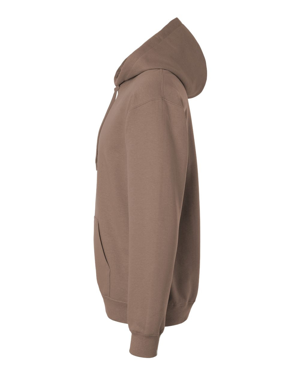 Gildan SF500 Unisex Softstyle® Midweight Hooded Sweatshirt - Brown Savana - Direct Side