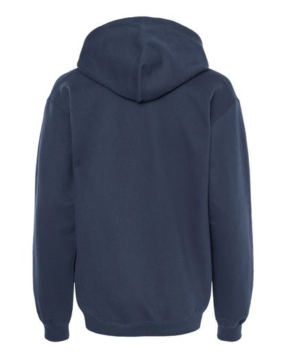 Gildan SF500 Unisex Softstyle® Midweight Hooded Sweatshirt - Blue Dusk - Back View