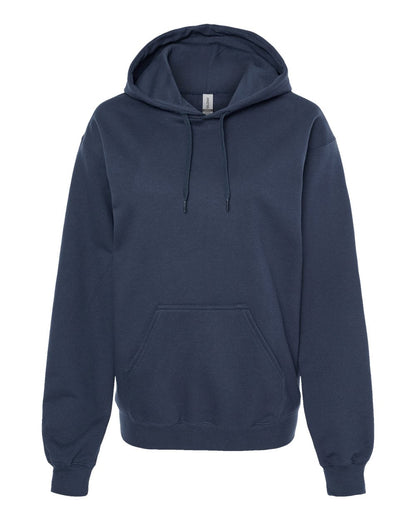 Gildan SF500 Unisex Softstyle® Midweight Hooded Sweatshirt - Blue Dusk - Front View