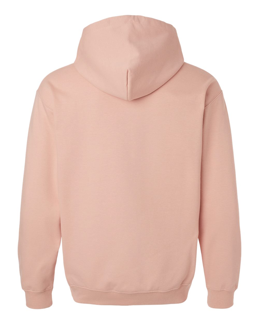 Gildan SF500 Unisex Softstyle® Midweight Hooded Sweatshirt - Dusty Rose - Back View