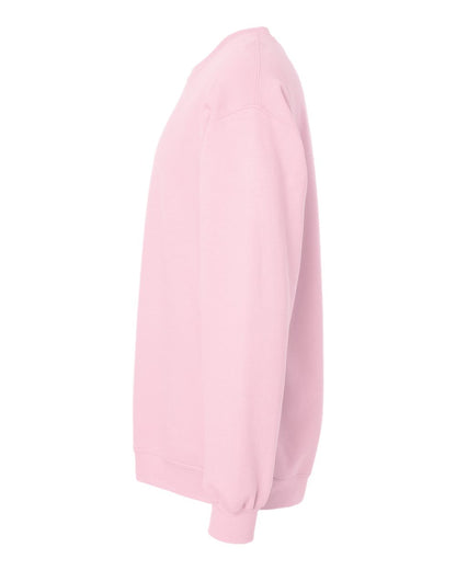 Gildan SF000 Unisex Softstyle® Midweight Crewneck Sweatshirt - Light Pink - Direct Side