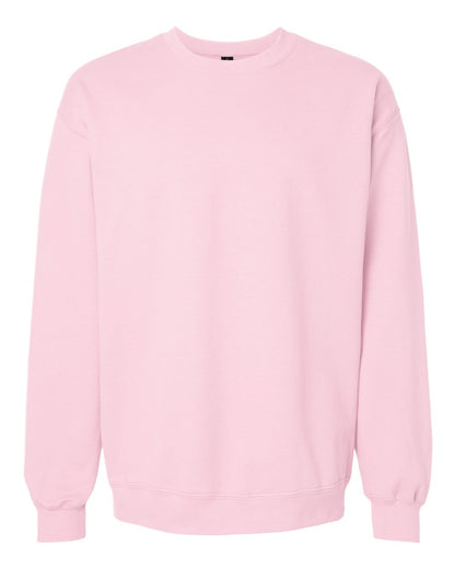 Gildan SF000 Unisex Softstyle® Midweight Crewneck Sweatshirt - Light Pink - Front View