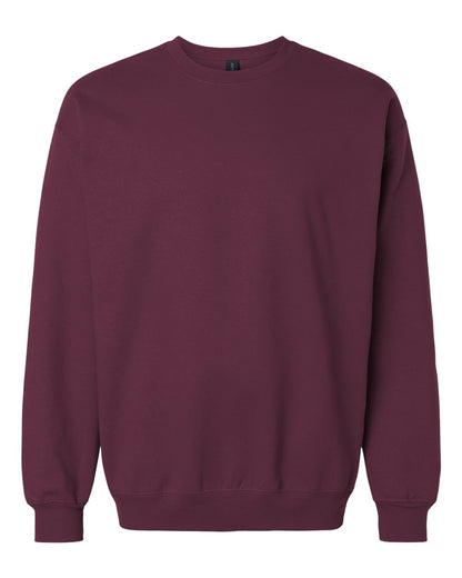 Gildan SF000 Unisex Softstyle® Midweight Crewneck Sweatshirt - Maroon - Front View