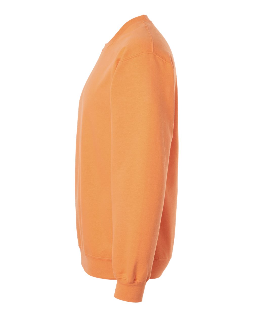 Gildan SF000 Unisex Softstyle® Midweight Crewneck Sweatshirt - Tangerine - Direct Side