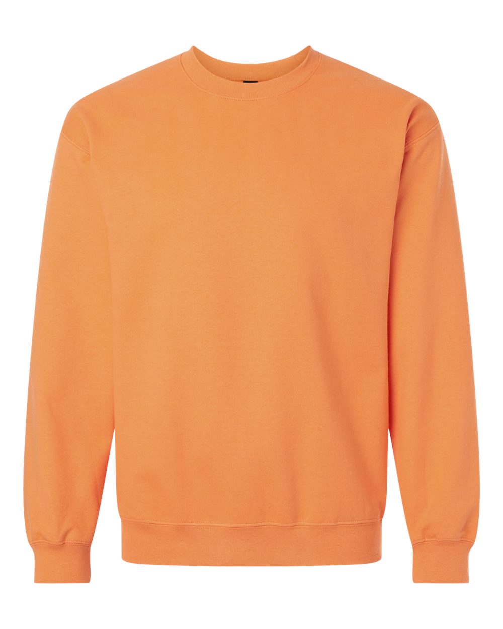 Gildan SF000 Unisex Softstyle® Midweight Crewneck Sweatshirt - Tangerine - Front View