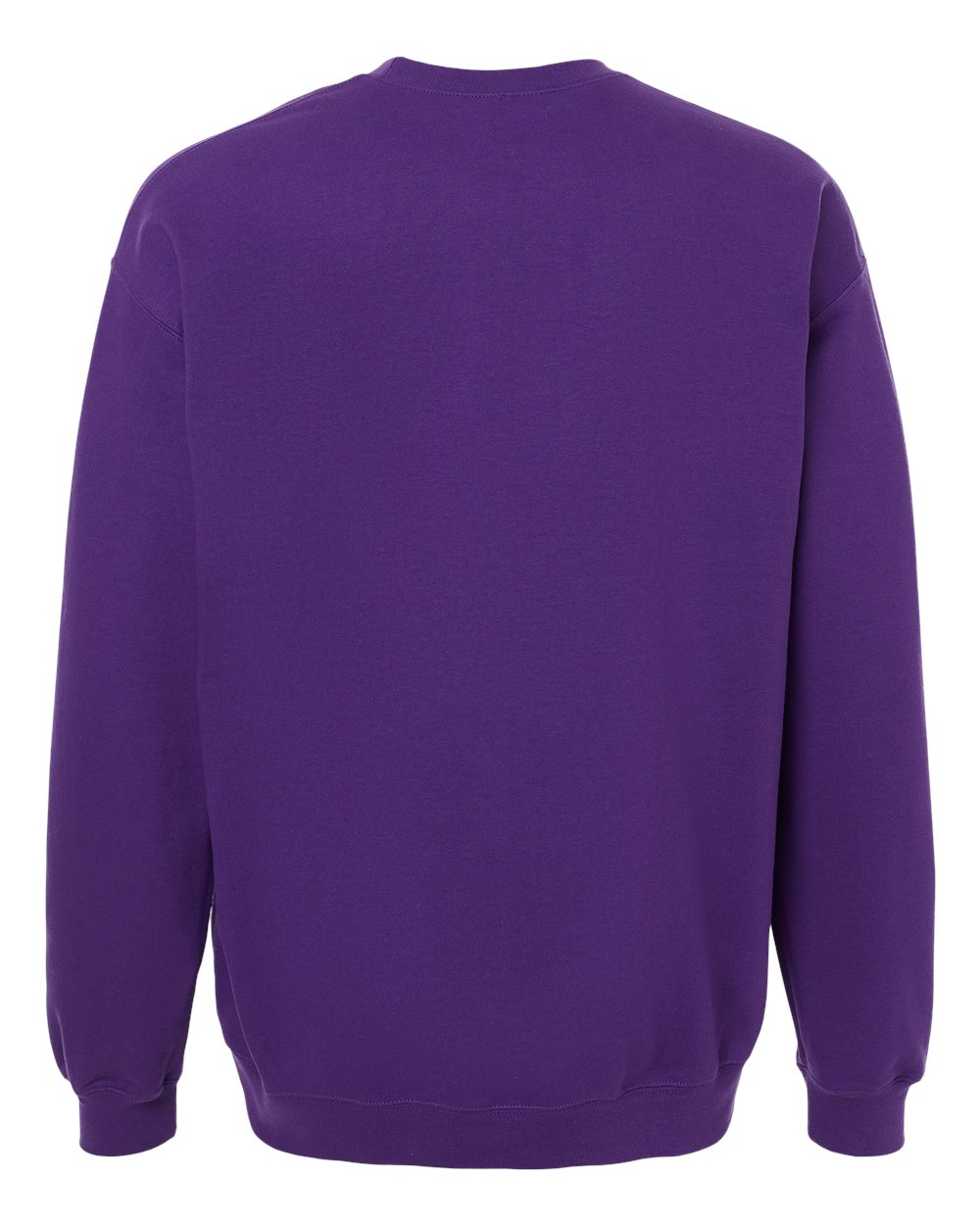 Gildan SF000 Unisex Softstyle® Midweight Crewneck Sweatshirt - Purple - Back View