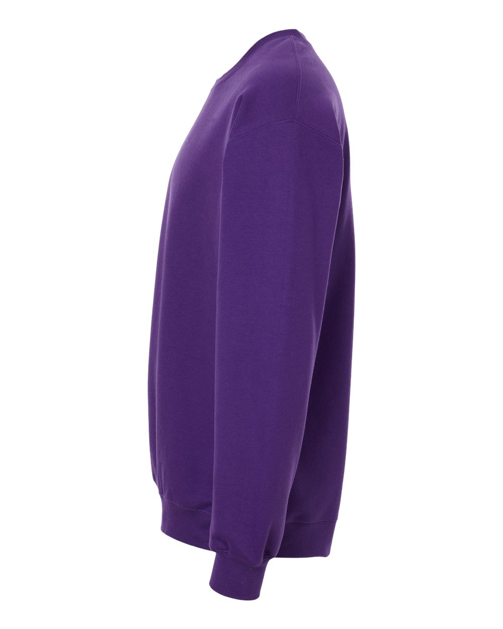 Gildan SF000 Unisex Softstyle® Midweight Crewneck Sweatshirt - Purple - Direct Side