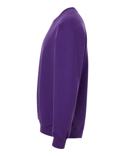 Gildan SF000 Unisex Softstyle® Midweight Crewneck Sweatshirt - Purple - Direct Side