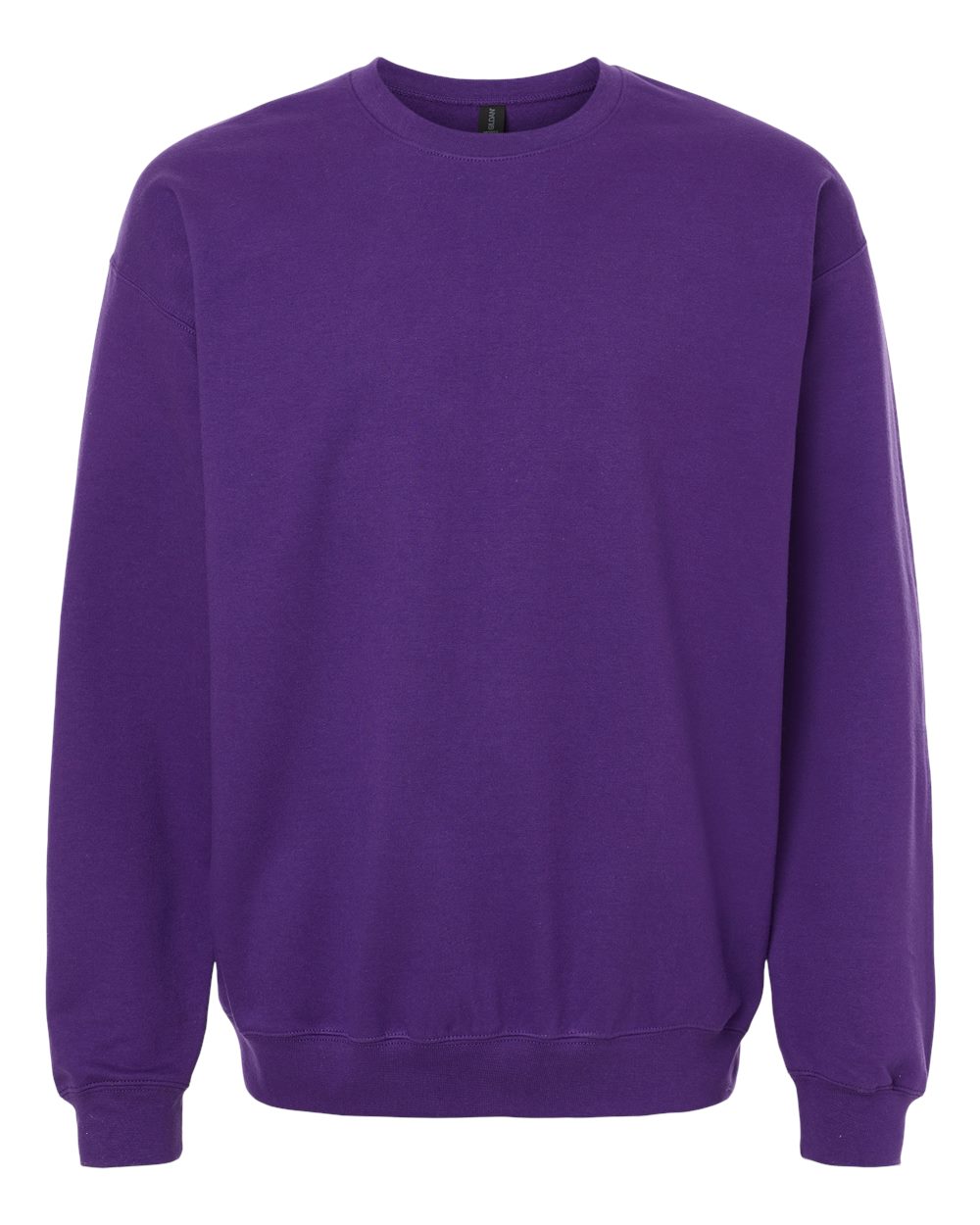 Gildan SF000 Unisex Softstyle® Midweight Crewneck Sweatshirt - Purple - Front View