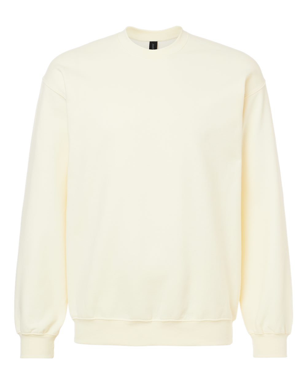Gildan SF000 Unisex Softstyle® Midweight Crewneck Sweatshirt - Off White - Front View
