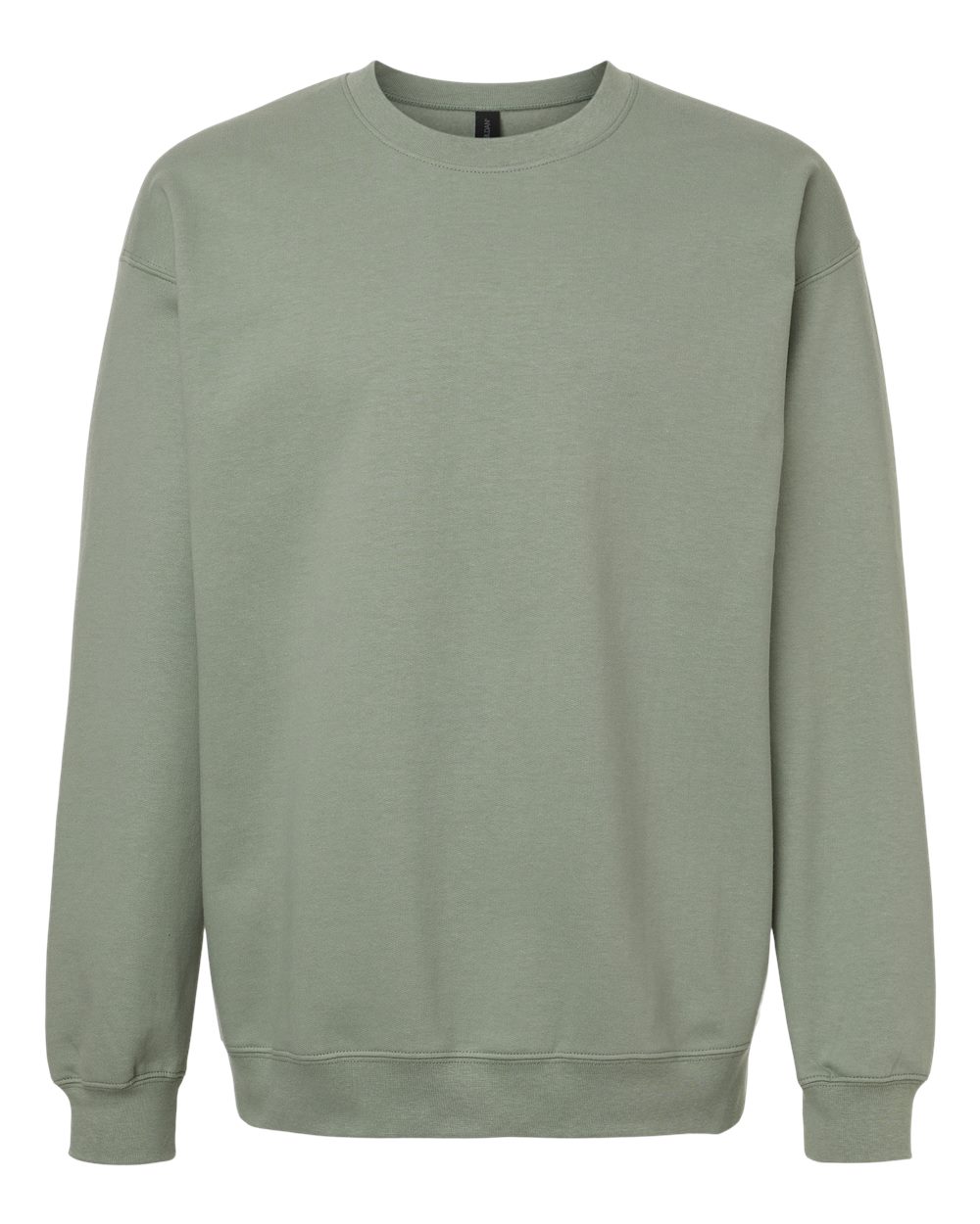 Gildan SF000 Unisex Softstyle® Midweight Crewneck Sweatshirt - Sage - Front View