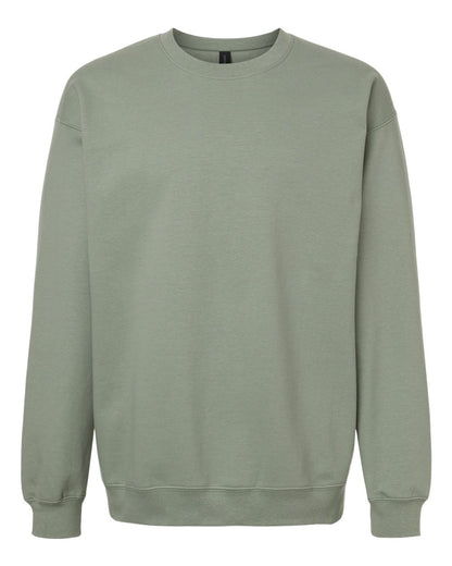 Gildan SF000 Unisex Softstyle® Midweight Crewneck Sweatshirt - Sage - Front View