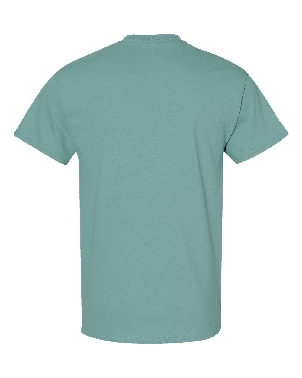 Gildan 5000 Unisex Heavy Cotton™ T-Shirt - Aquatic - Back View