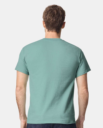 Gildan 5000 Unisex Heavy Cotton™ T-Shirt - Aquatic - On Model Back