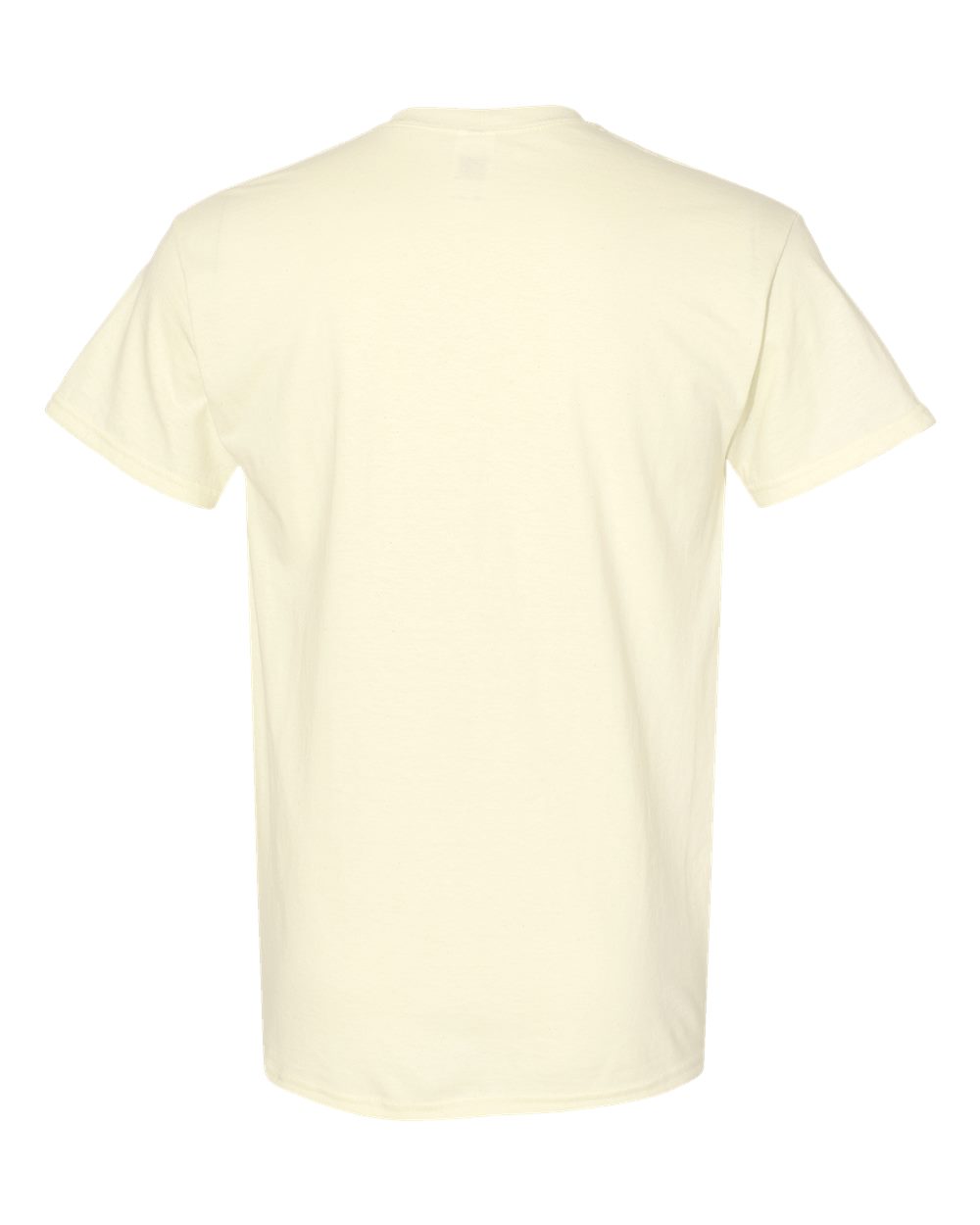 Gildan 5000 Unisex Heavy Cotton™ T-Shirt - Off White - Back View