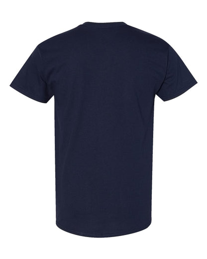 Gildan 5000 Unisex Heavy Cotton™ T-Shirt - Blue Dusk - Back View