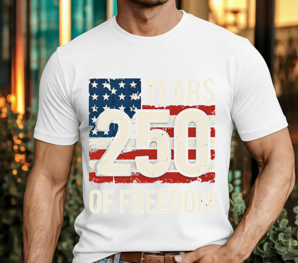 LIBERTY EST. 1776 Eagle Flag – Patriotic DTF Transfer