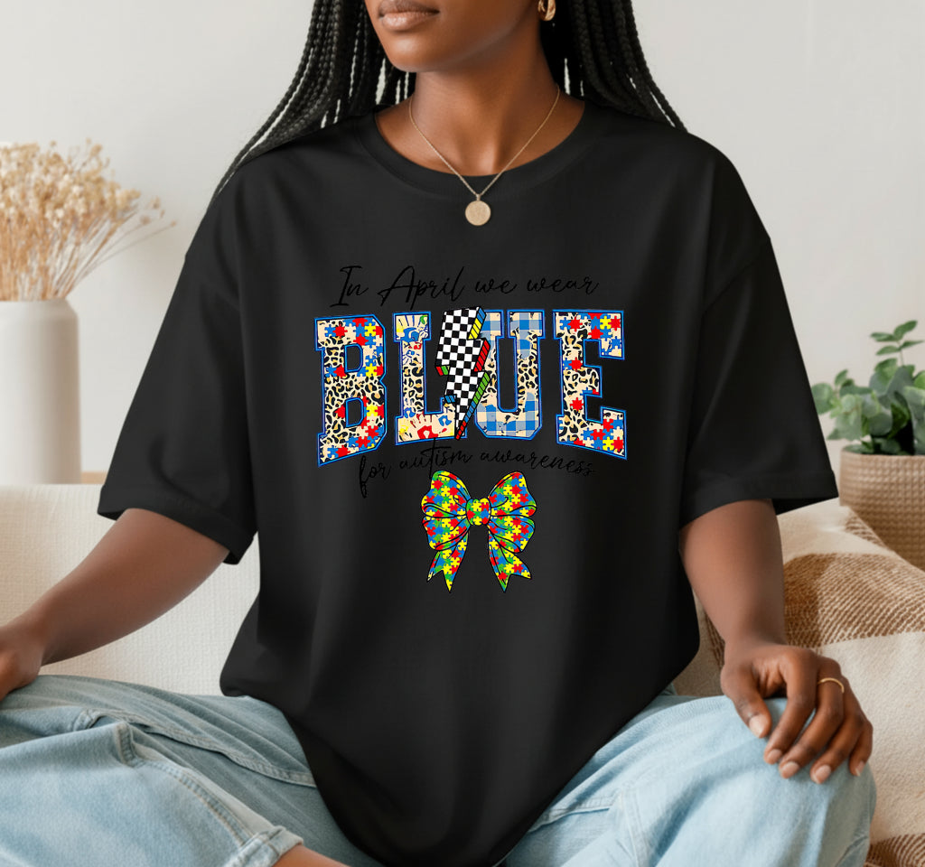 I am his voice He is my heart – Autism Awareness DTF Transfer