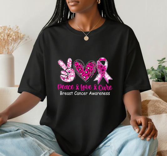 FIGHT THE FIGHT FIND THE CURE – Breast Cancer Awareness DTF Transfer
