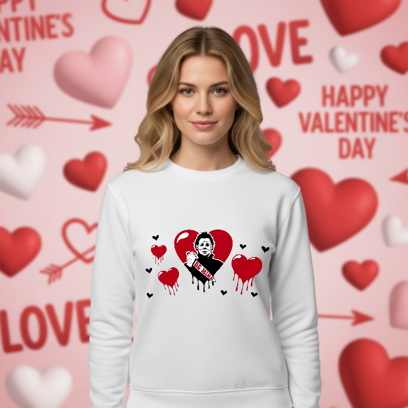 LOVE Heart Text – Valentines DTF Transfer