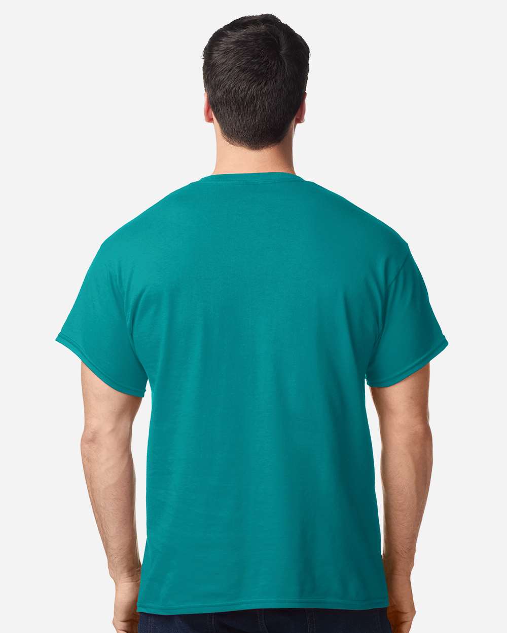 Gildan 5000 Unisex Heavy Cotton™ T-Shirt - Jade Dome - On Model Back