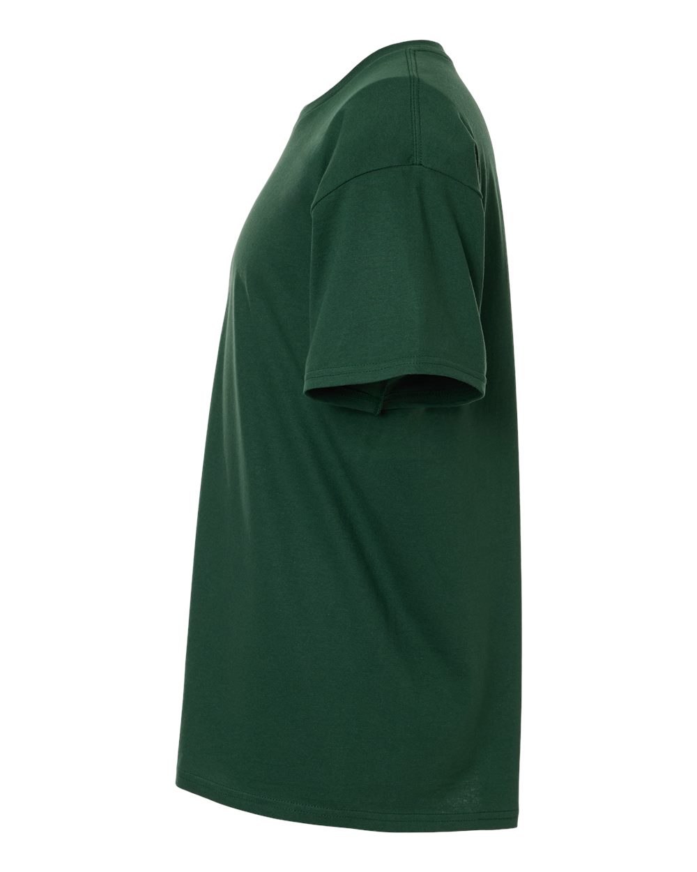 Gildan 5000 Unisex Heavy Cotton™ T-Shirt - Fan Dark Green - Direct Side